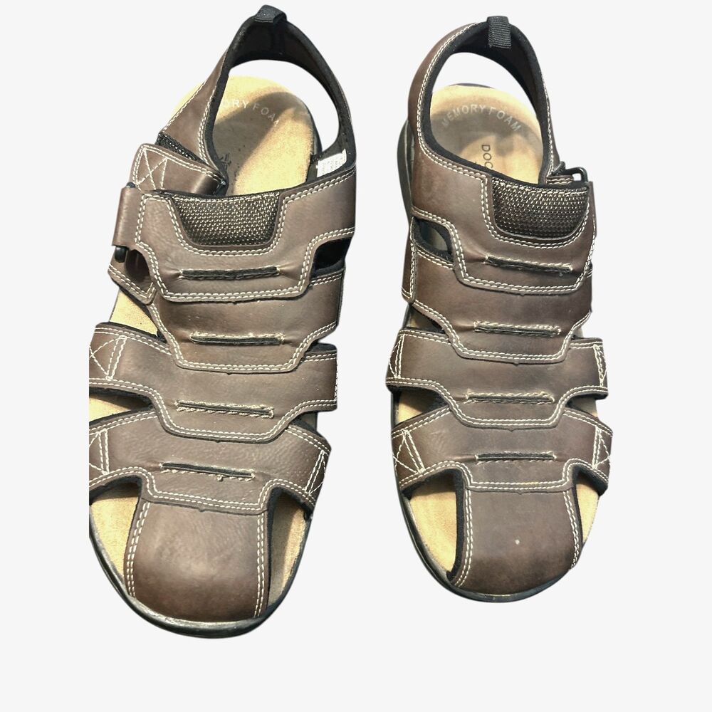 Dockers Searose Brown Comfort Outdoor Sport Fisherman DAD Sandal Shoes Mens 11M
